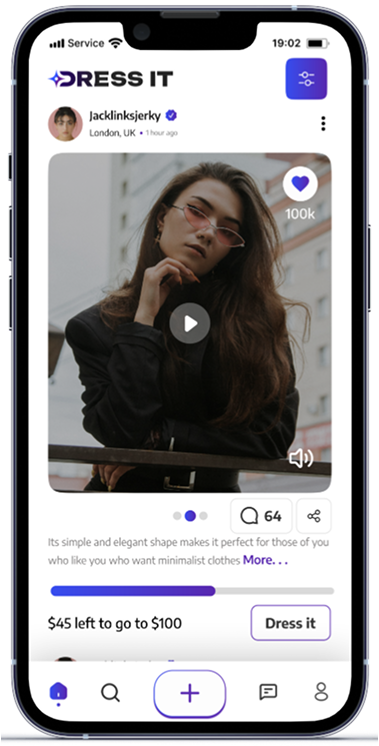 DRESS IT App on iPhone